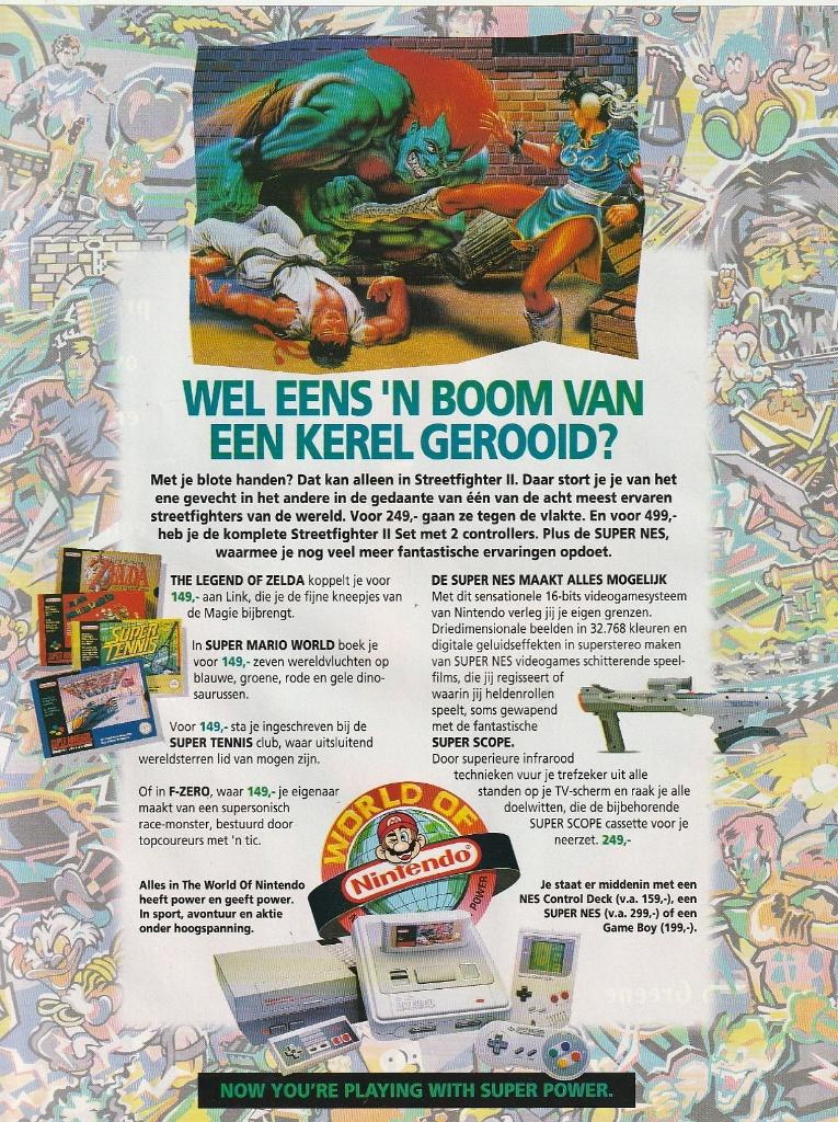 Retro reclame 1992 Nintendo spelcomputer Game Boy Mario, Verzenden, Overige typen