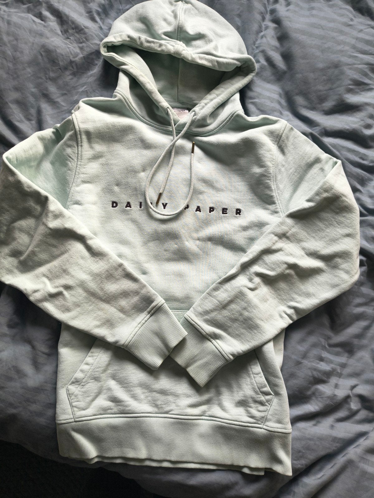Daily Paper hoodie mintgroen maat S, Ophalen of Verzenden, Zo goed als nieuw, Daily Paper, Groen