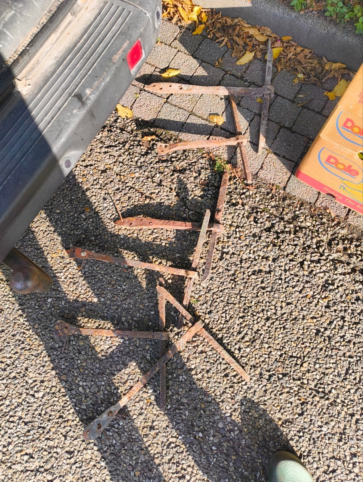 antieke handgesmeden muurankers, Antiek en Kunst, Antiek | Gereedschap en Instrumenten, Ophalen of Verzenden