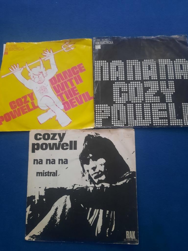 3x vinyl singel van Cozy Powell, Ophalen of Verzenden, Zo goed als nieuw, Overige formaten
