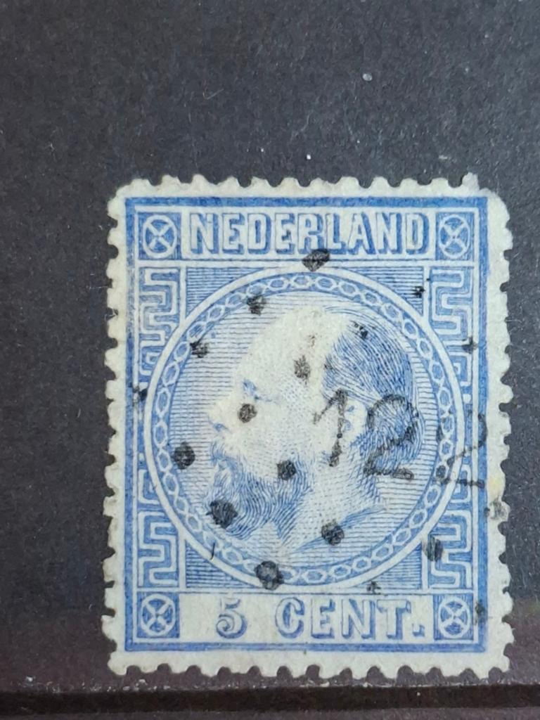 Puntstempel zegel nr 122 Winschoten nvph nr 7, Postzegels en Munten, Ophalen of Verzenden