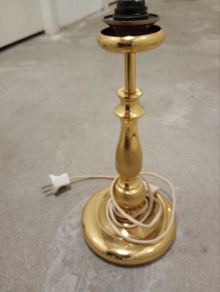 Gouden tafellamp voet - Klassiek en elegant, Gebruikt, 50 tot 75 cm, Klassiek, Ophalen of Verzenden