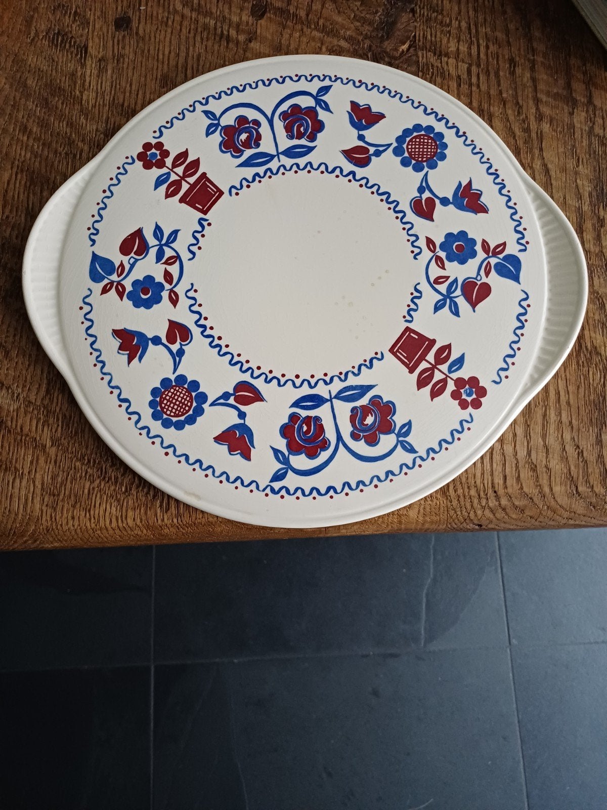 vintage keekschaal merk STAFFEL.STONEWARE MADE IN GERMANY, Ophalen of Verzenden