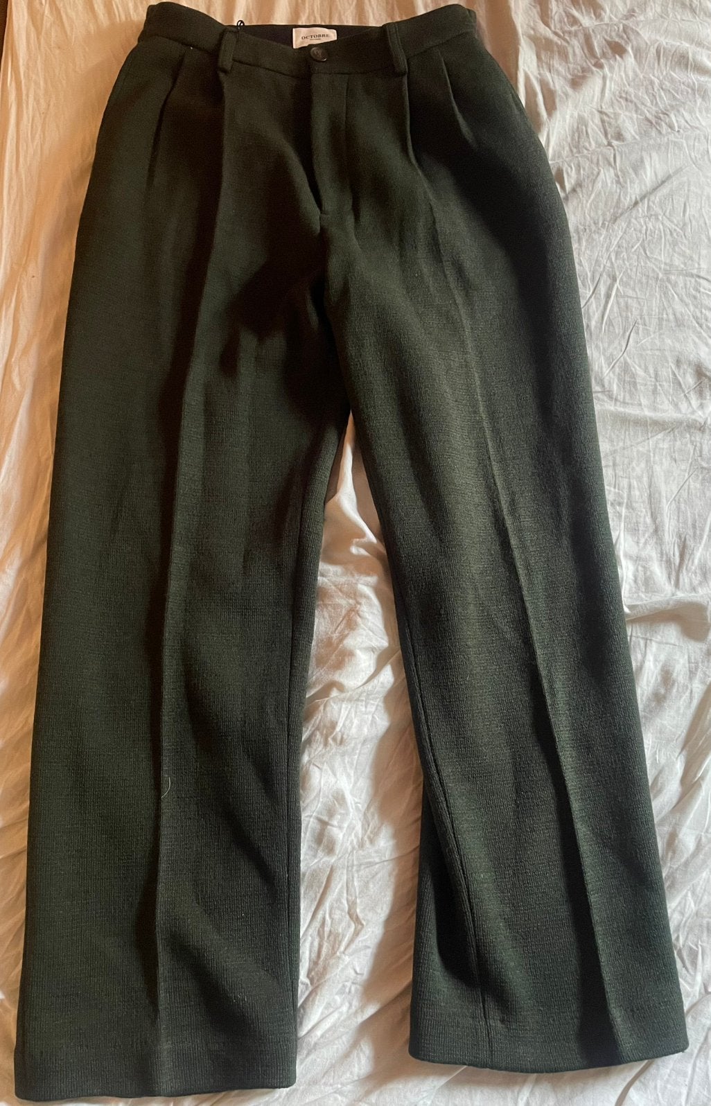 olijfgroene heren pantalon, Ophalen of Verzenden, Nieuw, Maat 48/50 (M), Groen