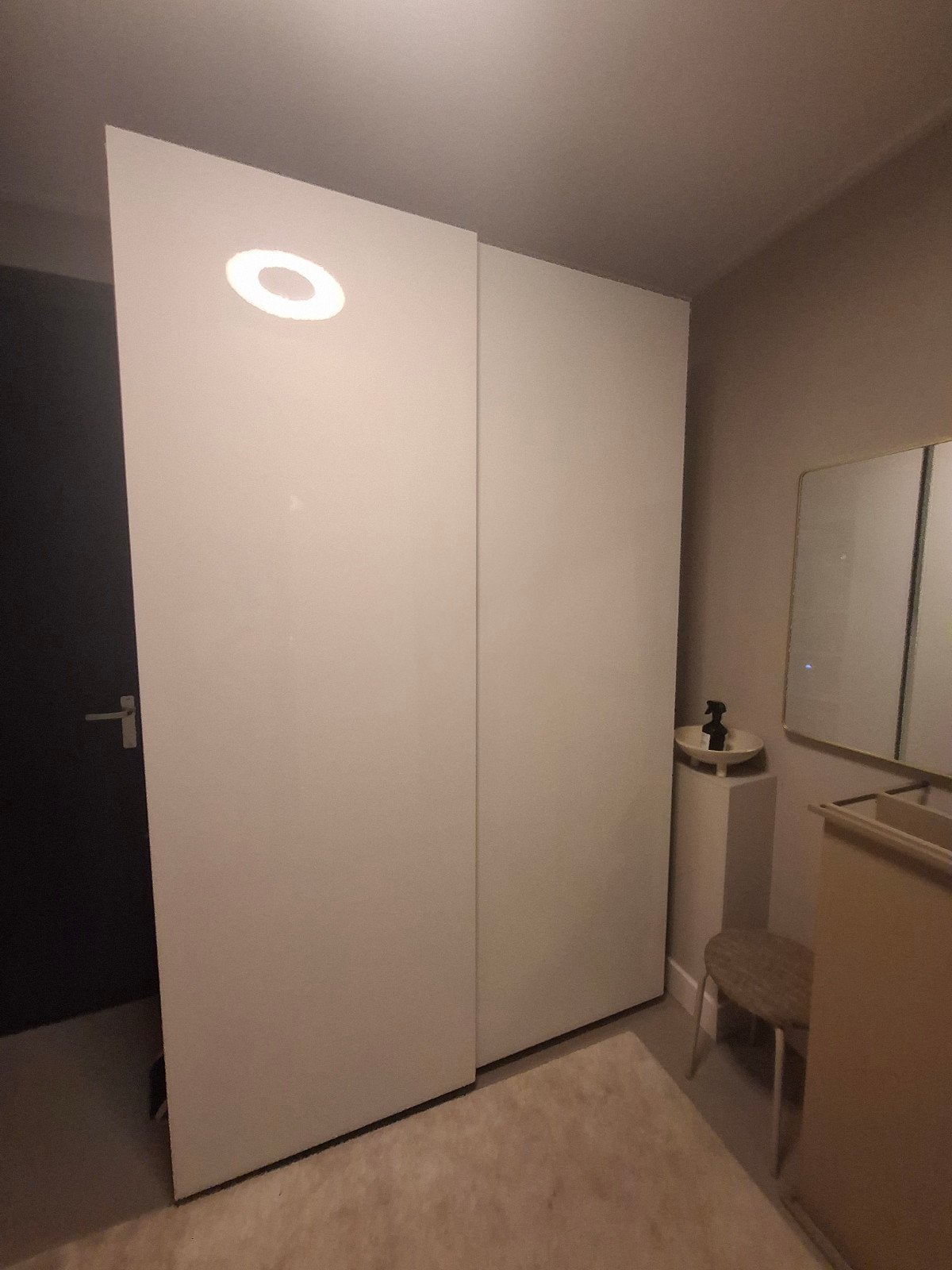 4 witte PAX Ikea schuifdeuren 75 x 236, Ophalen, Gebruikt, 50 tot 75 cm, 200 cm of meer