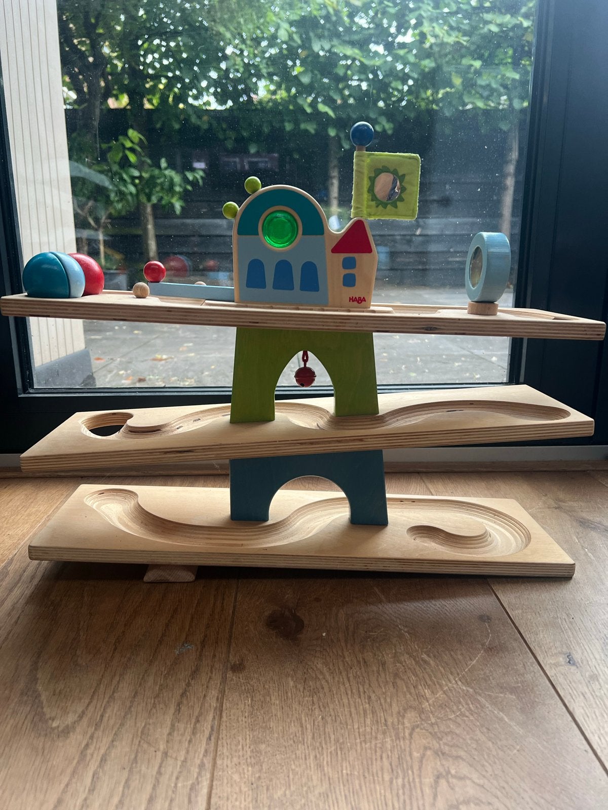 Haba Knikkerbaan Houten Speelgoed, Kinderen en Baby's, Ophalen of Verzenden, Zo goed als nieuw, Overige typen