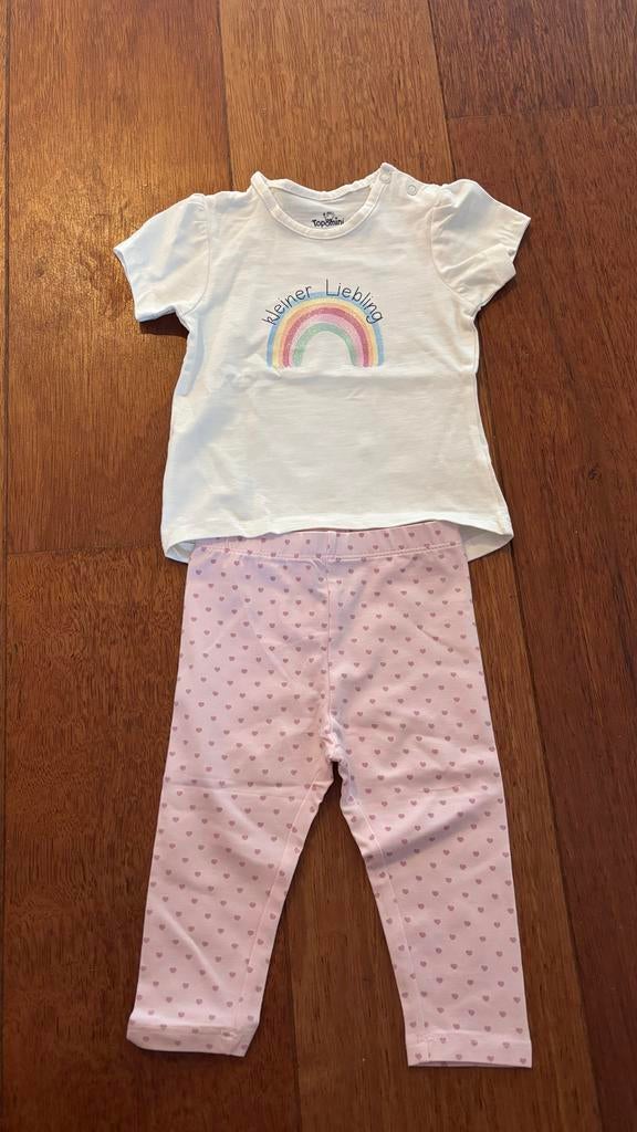 Leuke set: Topomini shirt regenboog en broek - 62/68 - NIEUW, Kinderen en Baby's, Ophalen of Verzenden, Nieuw, Meisje, Setje