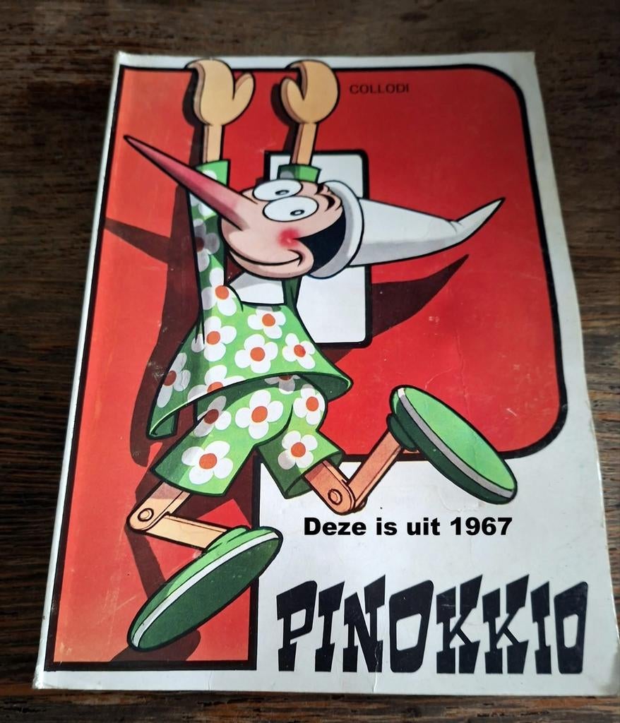 Vintage Pinokkio Boek - Geïllustreerd door Collodi, Ophalen of Verzenden, Gelezen, Collodi