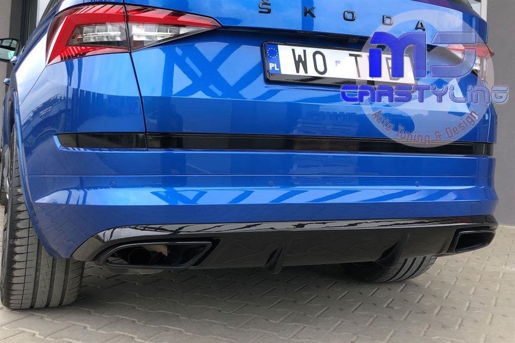 Skoda Kodiaq – Achterbumper diffuser, Ophalen of Verzenden, MJ-Carstyling, Info@mj-carstyling.net, Sibeliusstraat 81 5011JH Tilburg