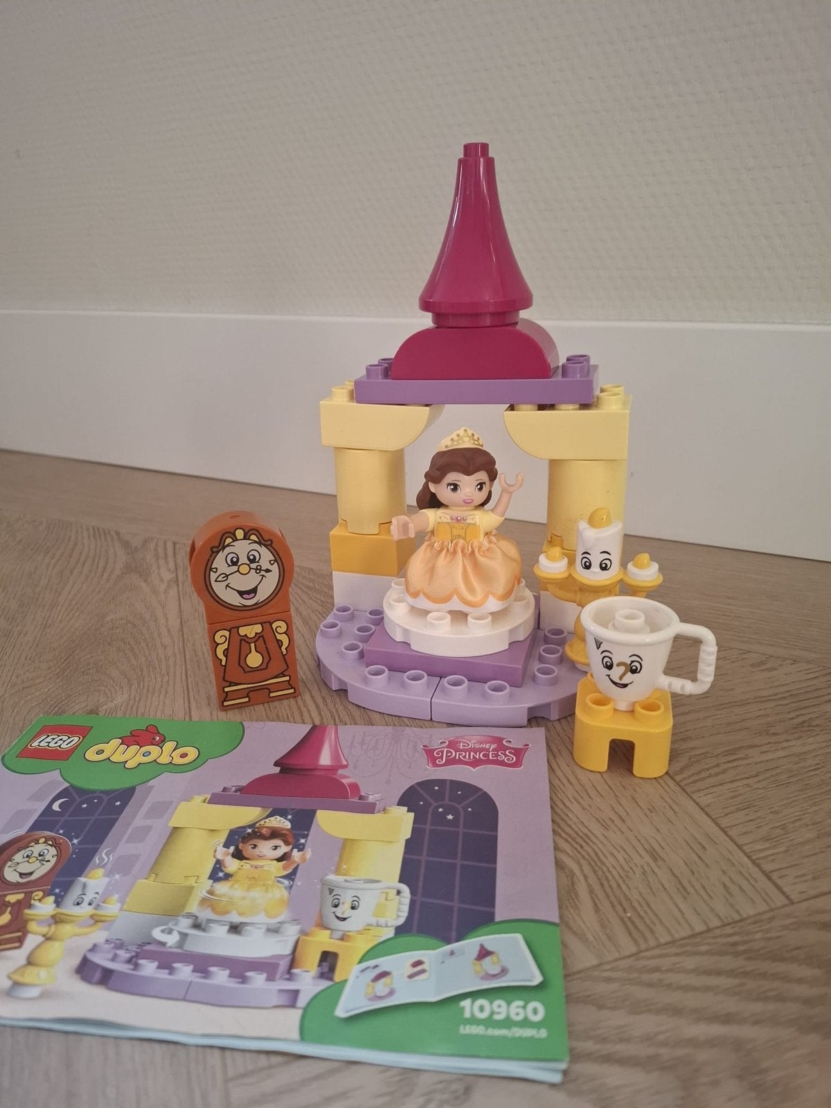 Lego Duplo Disney Belle's Balzaal 10960, Ophalen of Verzenden, Zo goed als nieuw, Compleet, Complete set