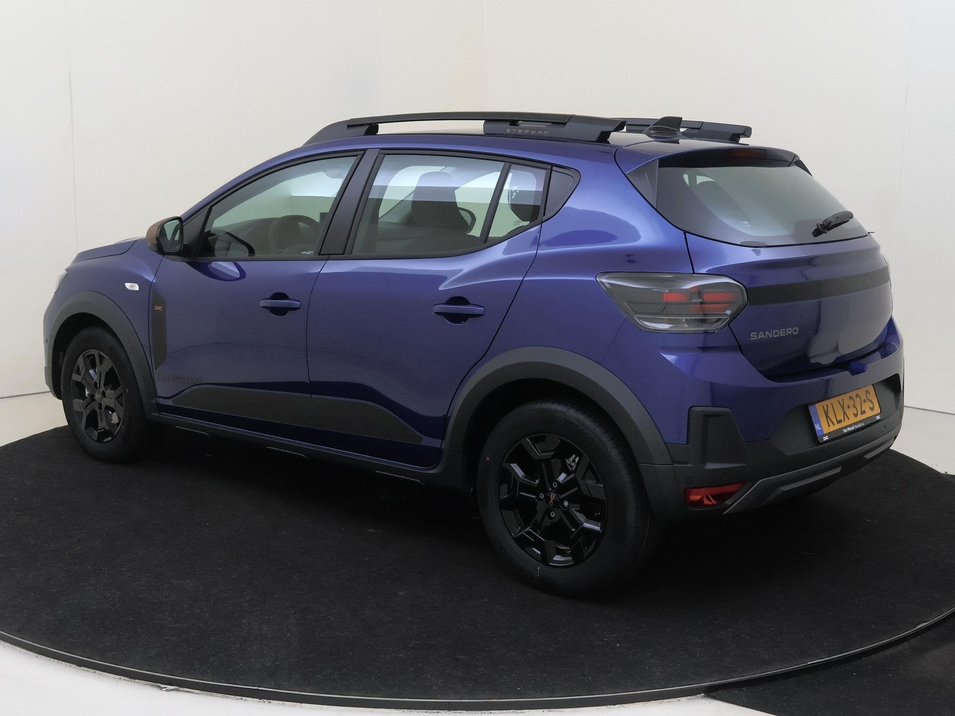 Dacia Sandero Stepway Stepway Eco-G 120 EDC extreme | Schuif, Auto's, Stof, Euro 6, 1199 cc, Blauw