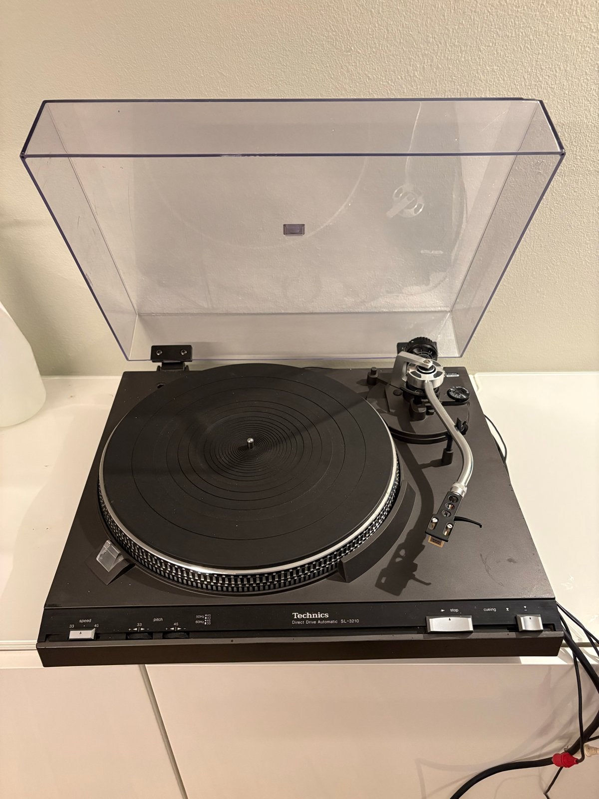 Technics SL-3210 nieuwe naald en scharnieren, Gebruikt, Automatisch, Ophalen of Verzenden, Platenspeler