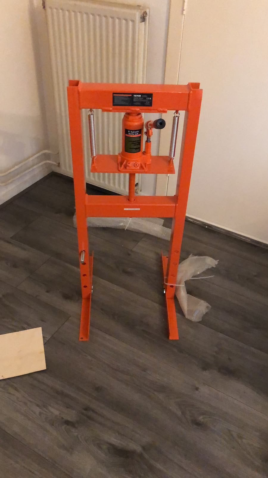 Veror Hydraulische pers 6 ton, Ophalen, Zo goed als nieuw, Minder dan 2 meter