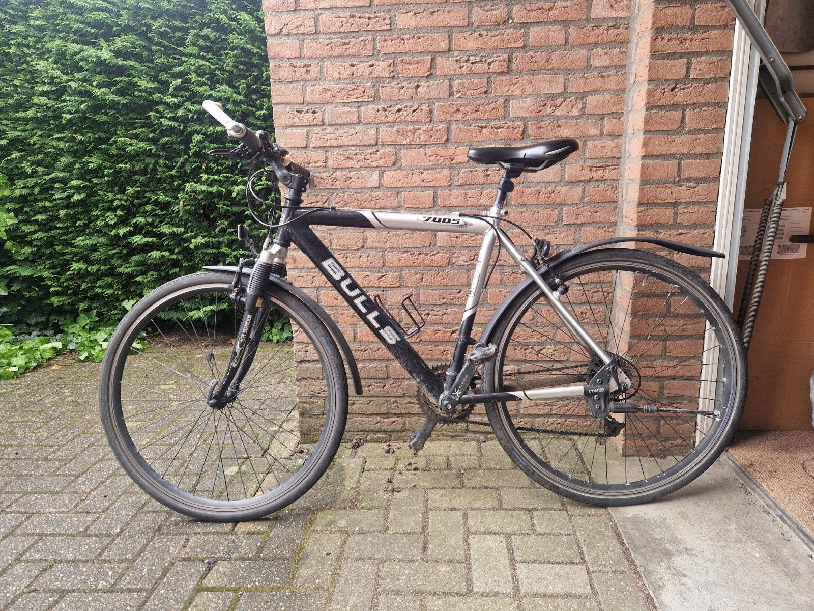 Bulls 7005 alluminium Hybride/Fitness bike (opknapper), 28 inch, Gebruikt, Vering, Velgrem