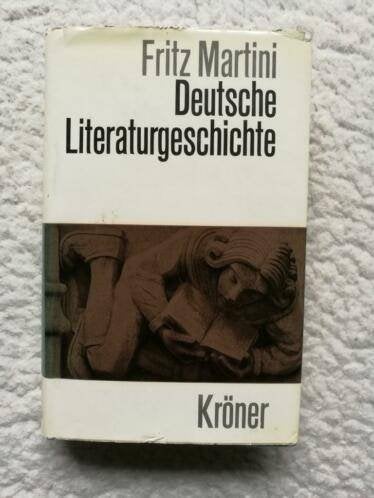 Fritz Martini - Deutsche Literaturgeschichte, Ophalen of Verzenden, Gelezen, Fritz Martini
