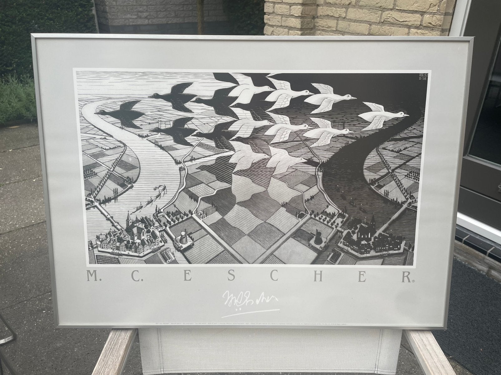 Esscher ,mooie lijst 70x50, Ophalen