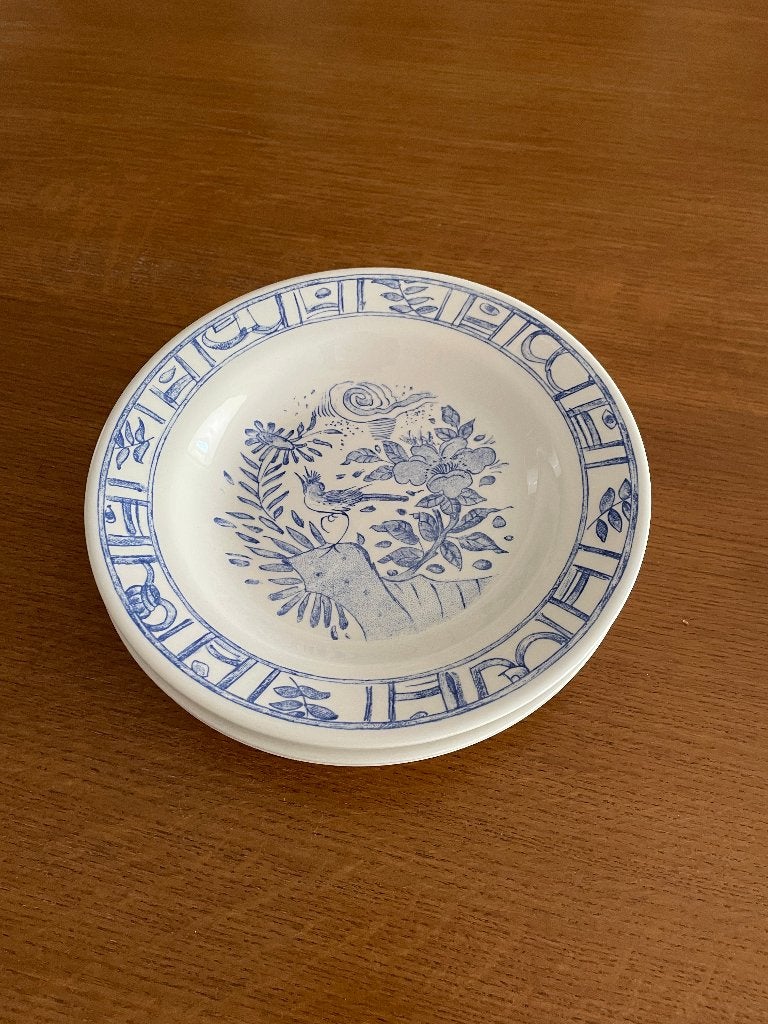 Gien "Oiseau Bleu" Dessert borden, Antiek en Kunst, Ophalen of Verzenden