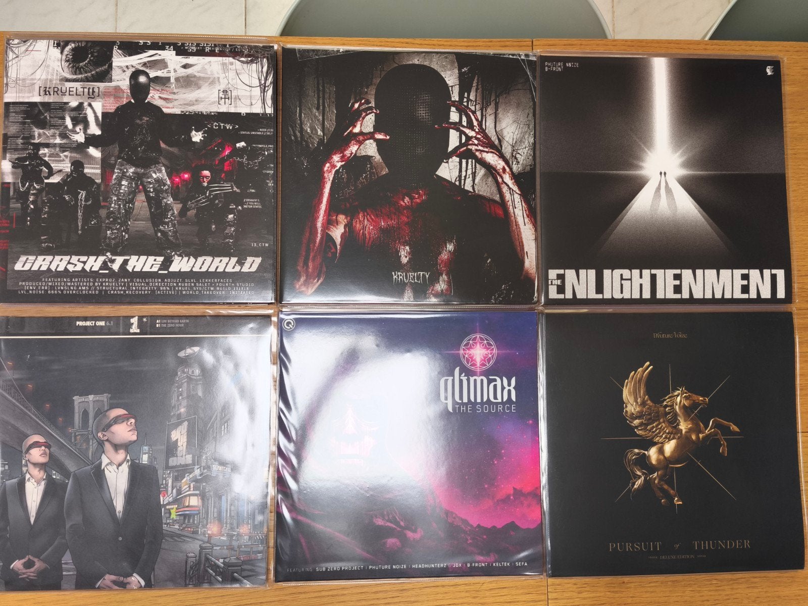 Hardstyle Vinyl Collectie - 4 LP's, LP, Gebruikt, Verzenden, Elektronisch