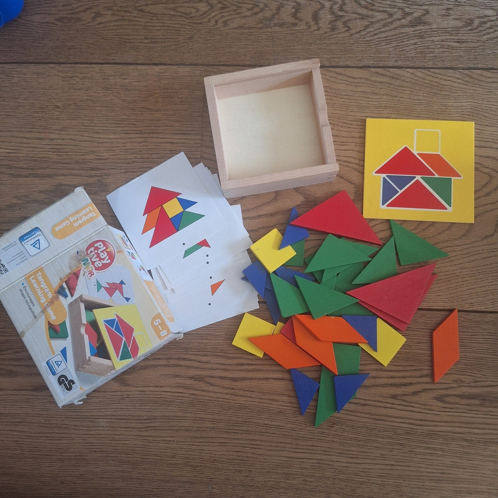 Tangram Educatief Spel 5-8 jaar, Ophalen of Verzenden, Zo goed als nieuw, Puzzelen