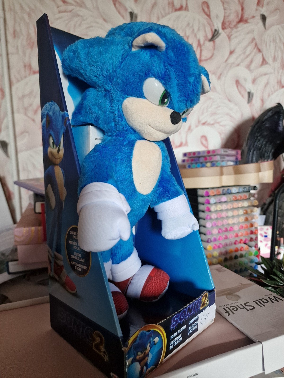 Sonic the hedgehog the Movie knuffel 35 cm NIEUW, Kinderen en Baby's, Ophalen, Overige typen, Blauw, Nieuw