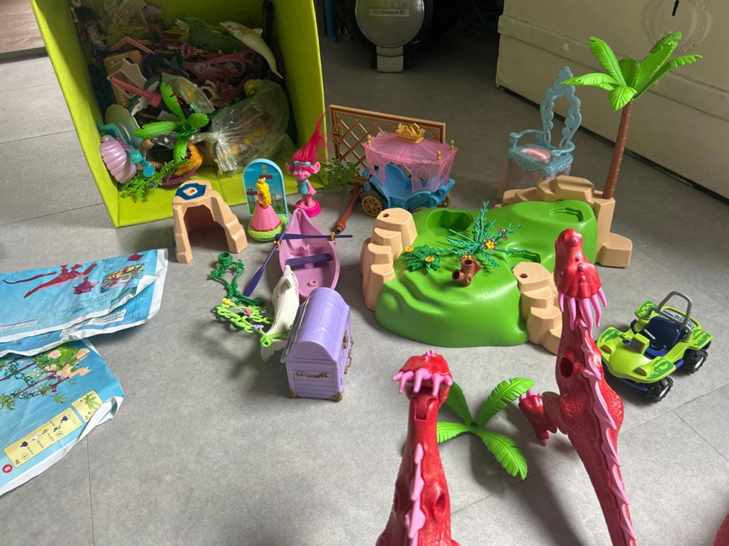 Grote set speelgoed: Playmobil, dinosaurussen, etc., Ophalen of Verzenden, Gebruikt, Jongen of Meisje