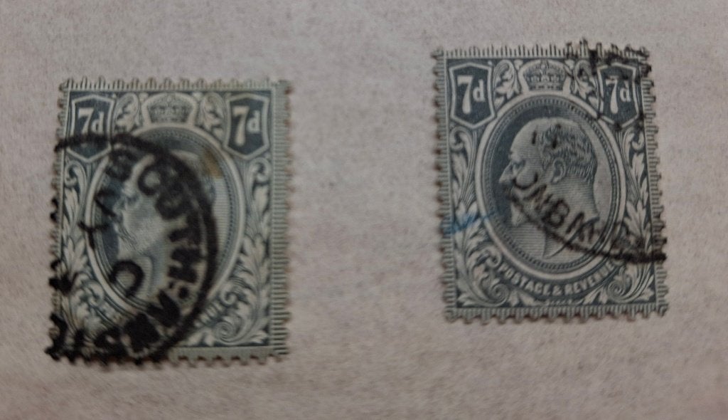 postzegel engeland edward michel cat. nr 120 diverse, Verzenden, Gestempeld
