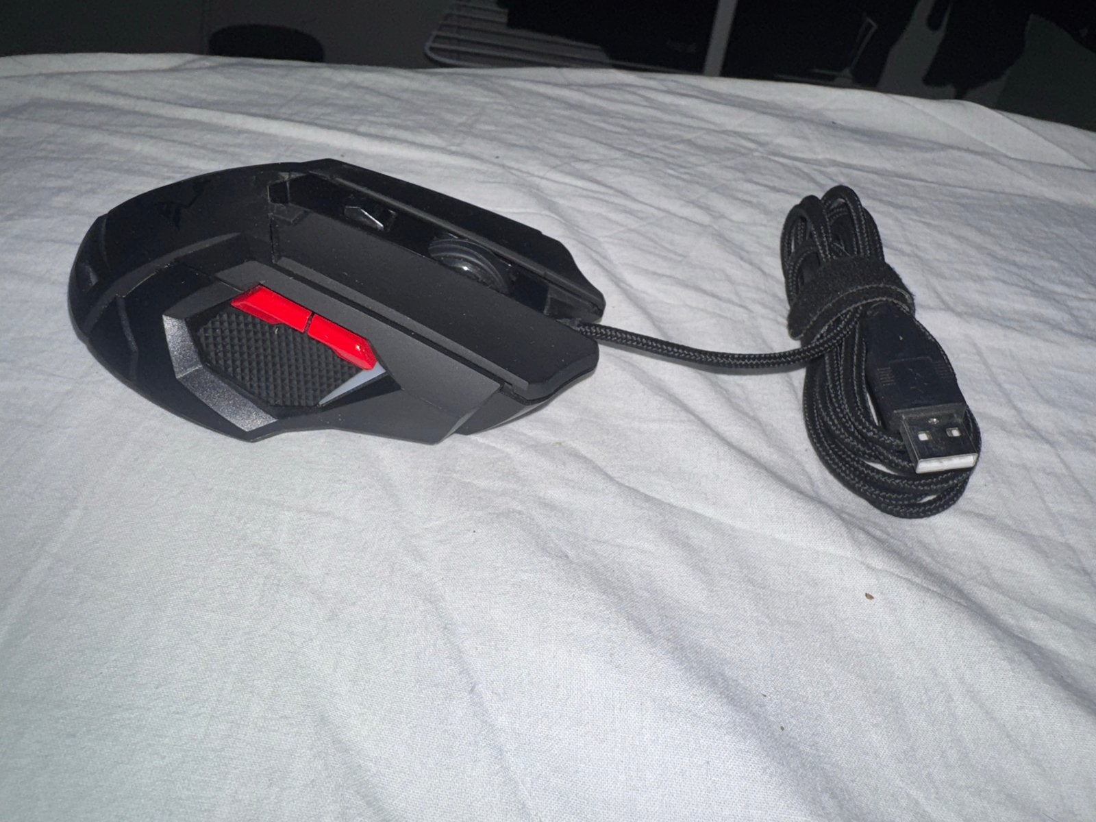 Trust GXT 148 Gaming Muis – RGB – Optische Gaming Mouse, Computers en Software, Muizen, Zo goed als nieuw, Muis, Rechtshandig
