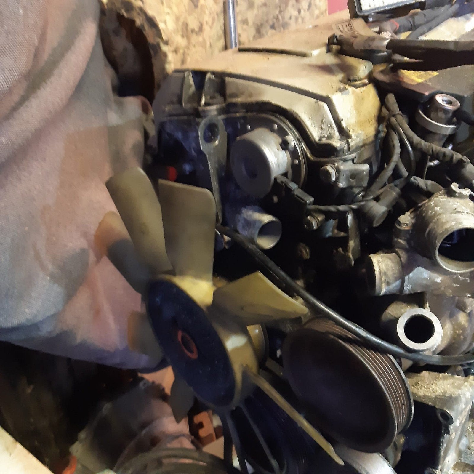 Mercedes M104 2.8 motor, Auto-onderdelen, Ophalen, Gebruikt, Mercedes-Benz