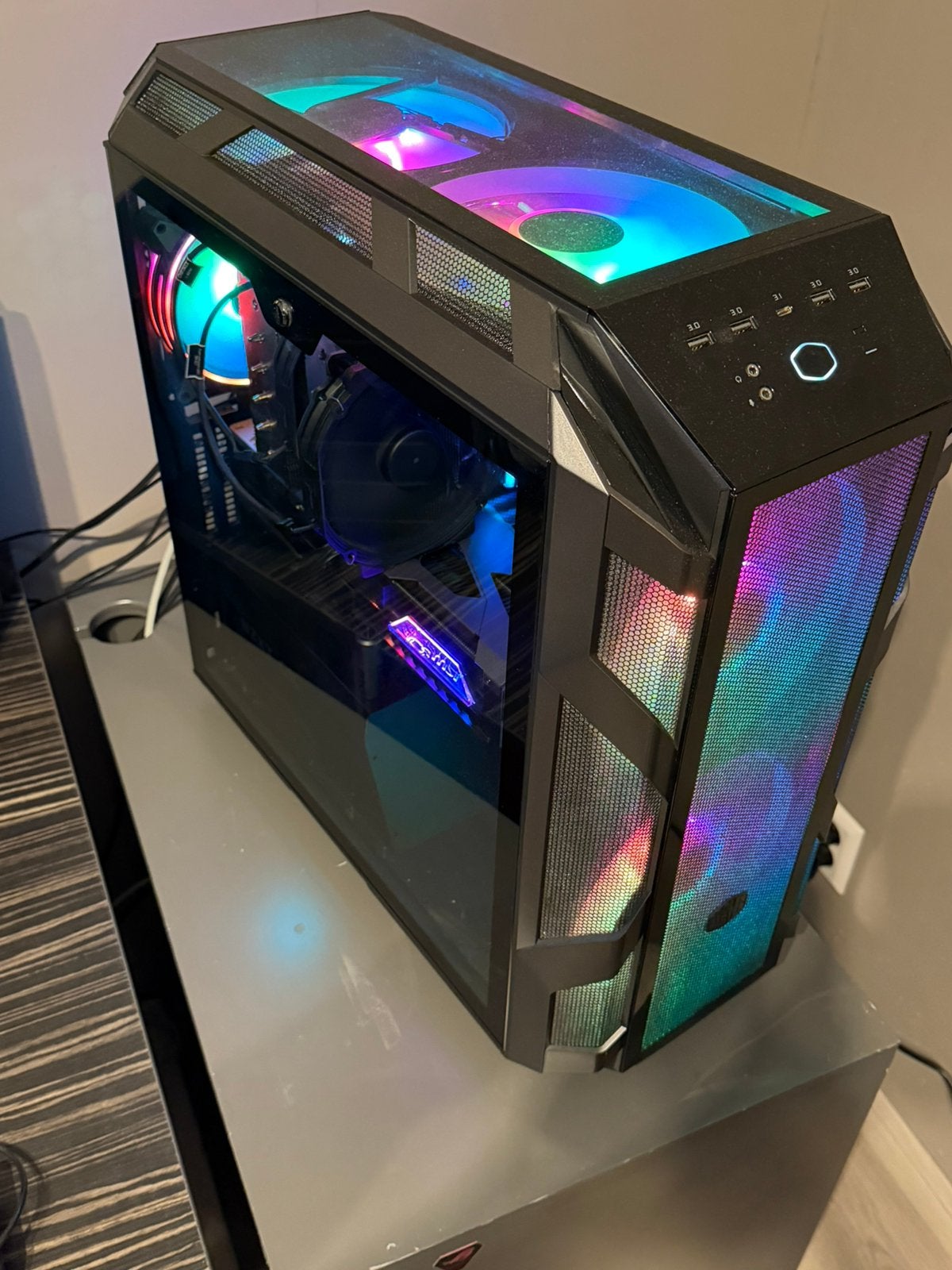 Cooler Master MasterCase H500M ARGB, Computers en Software, Computerbehuizingen, Zo goed als nieuw, Ophalen