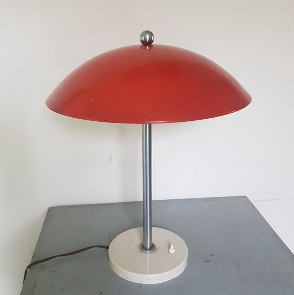 Gispen GISO 5015   (425)  Tafellamp., Onbekend, Ophalen of Verzenden, Rood, Onbekend