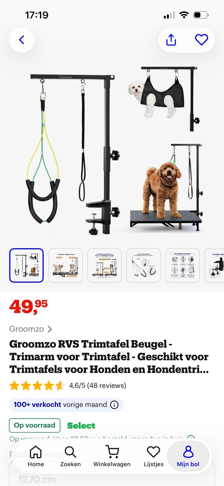 honden trimtafel 2 x gebruikt, Ophalen of Verzenden, Zo goed als nieuw, Overige typen