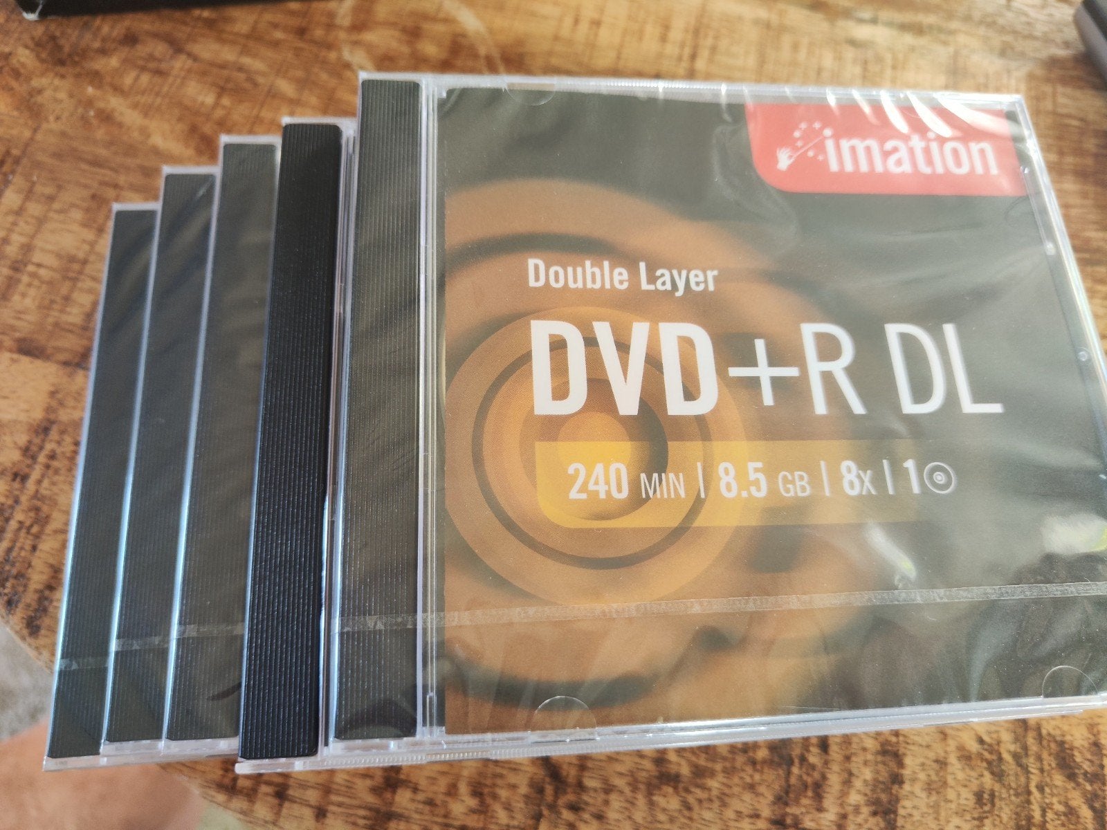 5x Imation DVD+R DL Double Layer 8.5GB 8x DVD's, Nieuw, Ophalen of Verzenden, Dvd, Dubbellaags