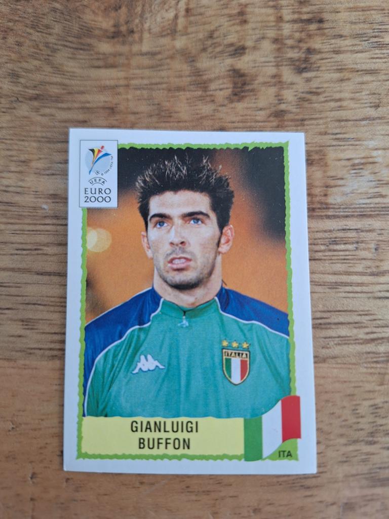 Gianluigi Buffon Panini UEFA Euro 2000 Sticker, Ophalen of Verzenden, Zo goed als nieuw
