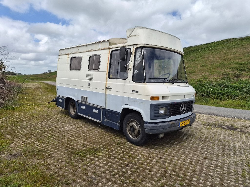 Mercedes-Benz Mercedes oldtimer camper, Caravans en Kamperen, Campers, Buscamper of Camperbus, Koelkast, Mercedes-Benz, Particulier