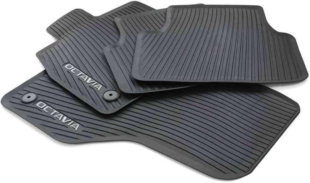 Rubberen Mattenset Octavia 4 incl. Tunnelmat, Ophalen of Verzenden, Gebruikt