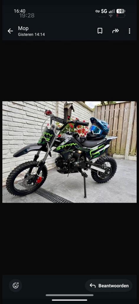 Crossmotor voor kinderen, Ophalen of Verzenden, Zo goed als nieuw, Overige typen