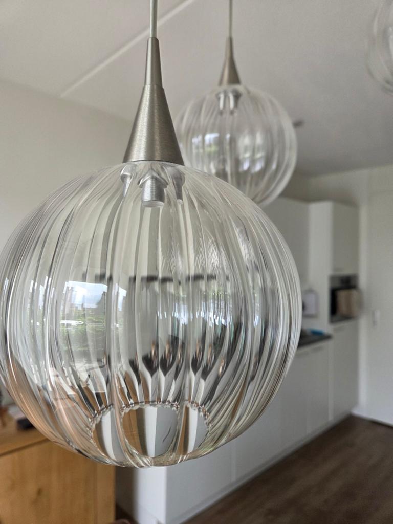 Prachtige hanglamp met 5 verlichtingpunten, Ophalen of Verzenden, Zo goed als nieuw