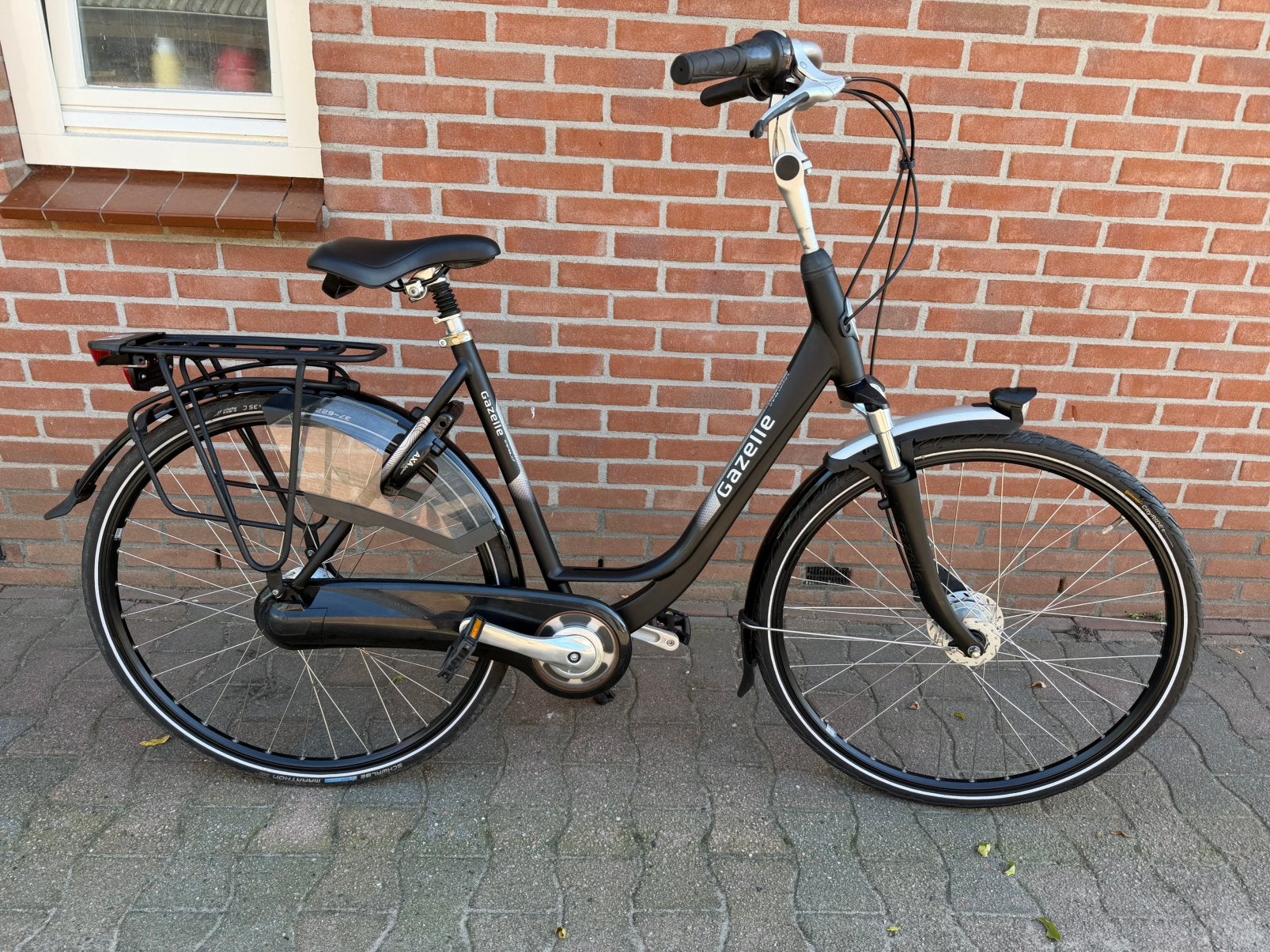 Te koop zeer nette gazelle orange c7 damesfiets fiets, Fietsen en Brommers, Ophalen, Versnellingen, Gazelle, 53 tot 56 cm