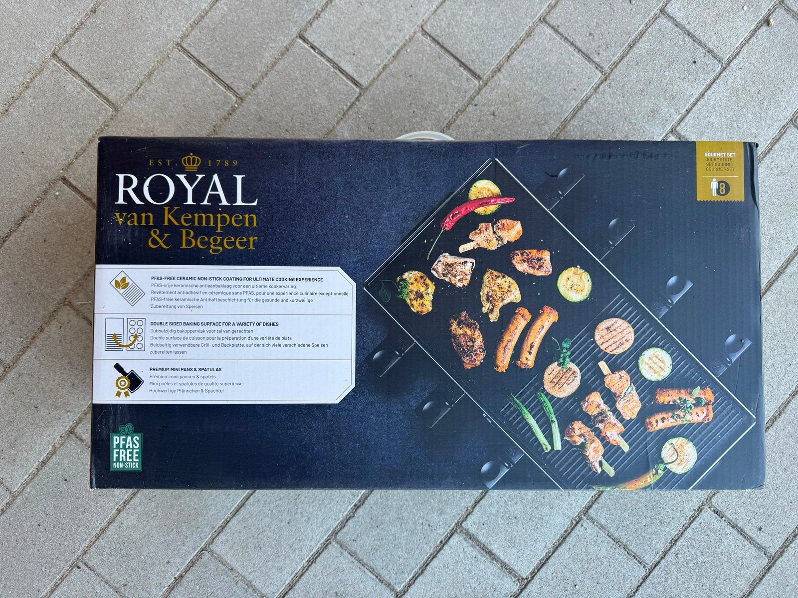 NIEUW!! Gourmetstel Royal van Kempen & Begeer, Ophalen of Verzenden, Nieuw, 8 personen of meer