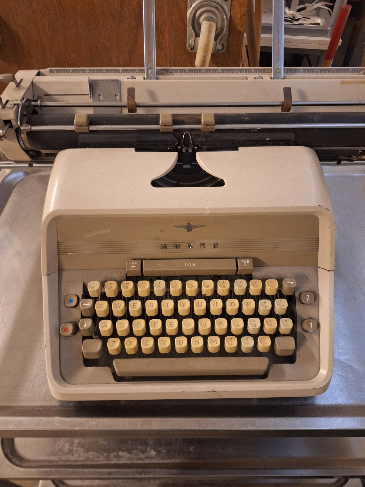 Vintage Typemachine Adler, Ophalen of Verzenden, Gebruikt