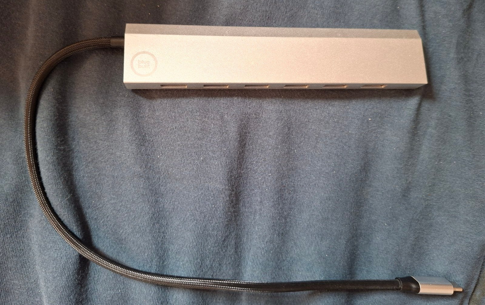 USB-C Hub met 7 USB-A Poorten - Aluminium, Ophalen, Gebruikt