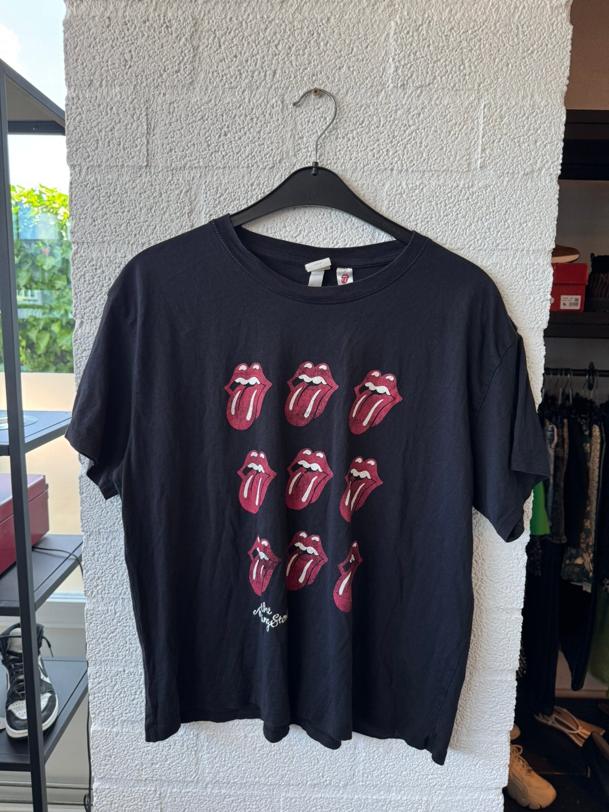 H&M the rolling stones maat XL shirt, Ophalen of Verzenden, Zo goed als nieuw, Maat 46/48 (XL) of groter, Korte mouw
