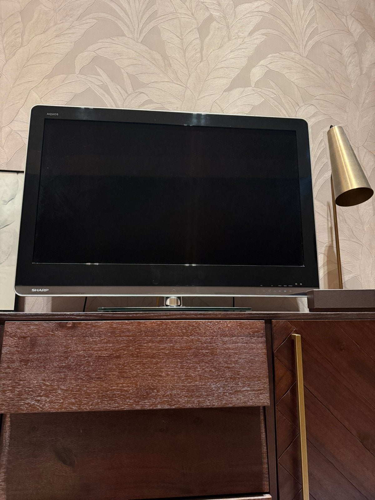 Sharp Aquos 40 inch lcd tv, Ophalen, Gebruikt, 50 Hz, 100 cm of meer