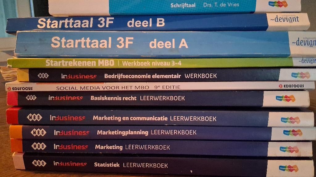 MBO schoolboeken niveau 3/4, Overige vakken, ThiemeMeulenhoff, Ophalen of Verzenden, Zo goed als nieuw