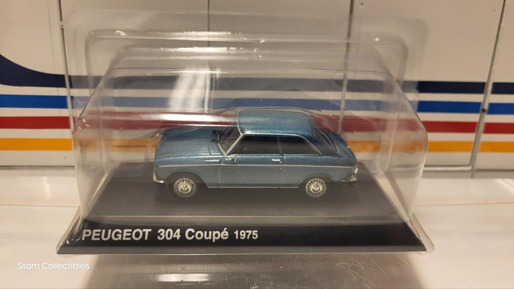 Norev Peugeot 304 Coupe Blue Metallic - 1975, Hobby en Vrije tijd, Modelauto's | 1:43, Auto, Norev, Ophalen of Verzenden, Zo goed als nieuw