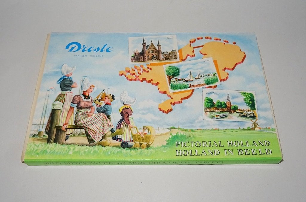 Droste chocolade doosje "Holland in Beeld", Verzamelen, Merken en Reclamevoorwerpen, Ophalen of Verzenden, Zo goed als nieuw, Verpakking