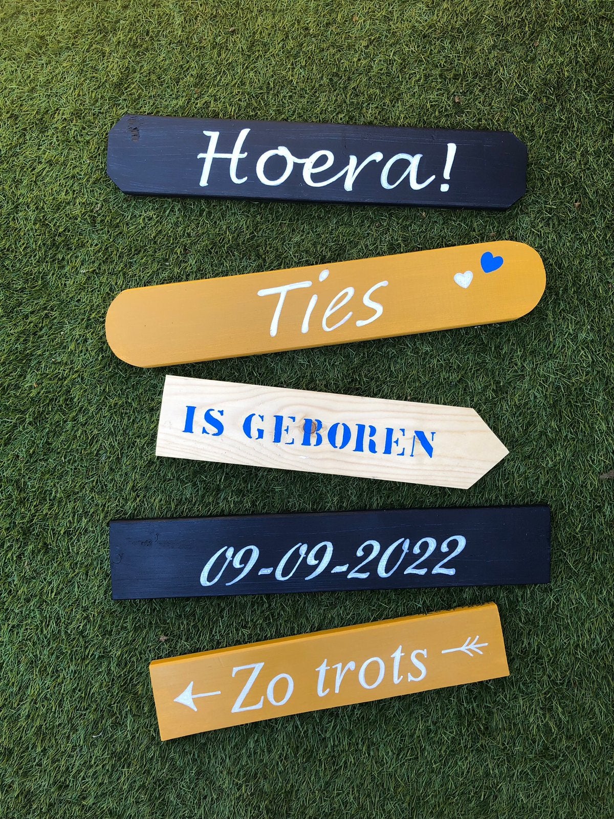 Geboorteborden op maat gemaakt, Kinderen en Baby's, Kraamcadeaus en Geboorteborden, Ophalen of Verzenden, Nieuw, Geboortebord