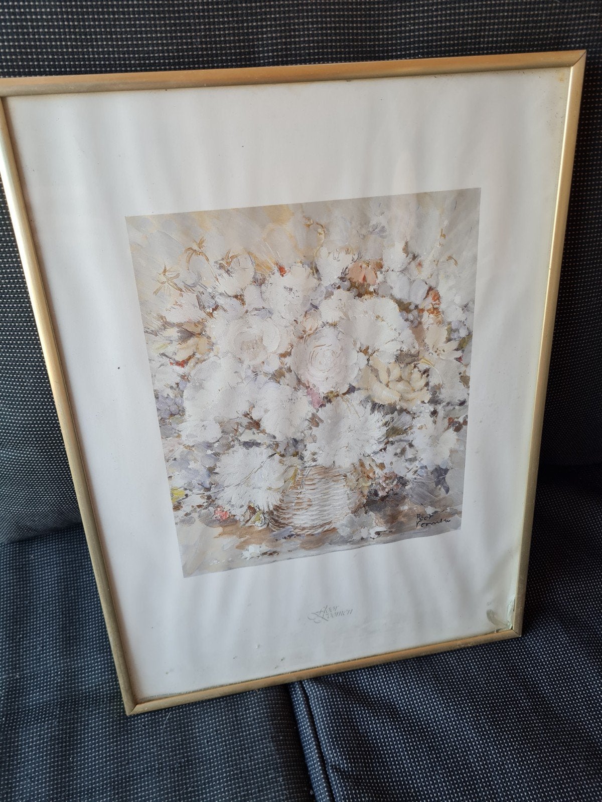 Schilderij Floor Koomen, 125 cm of meer, Ophalen of Verzenden, Zo goed als nieuw, 75 cm of meer