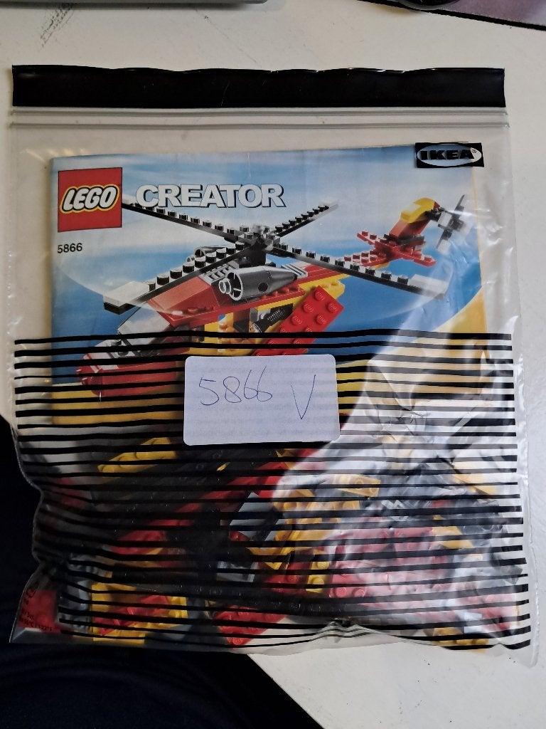 Lego Creator 5866 Helicopter: 3-in-1 set met instructies, Gebruikt, Lego, Inclusief instructies, Ophalen of Verzenden