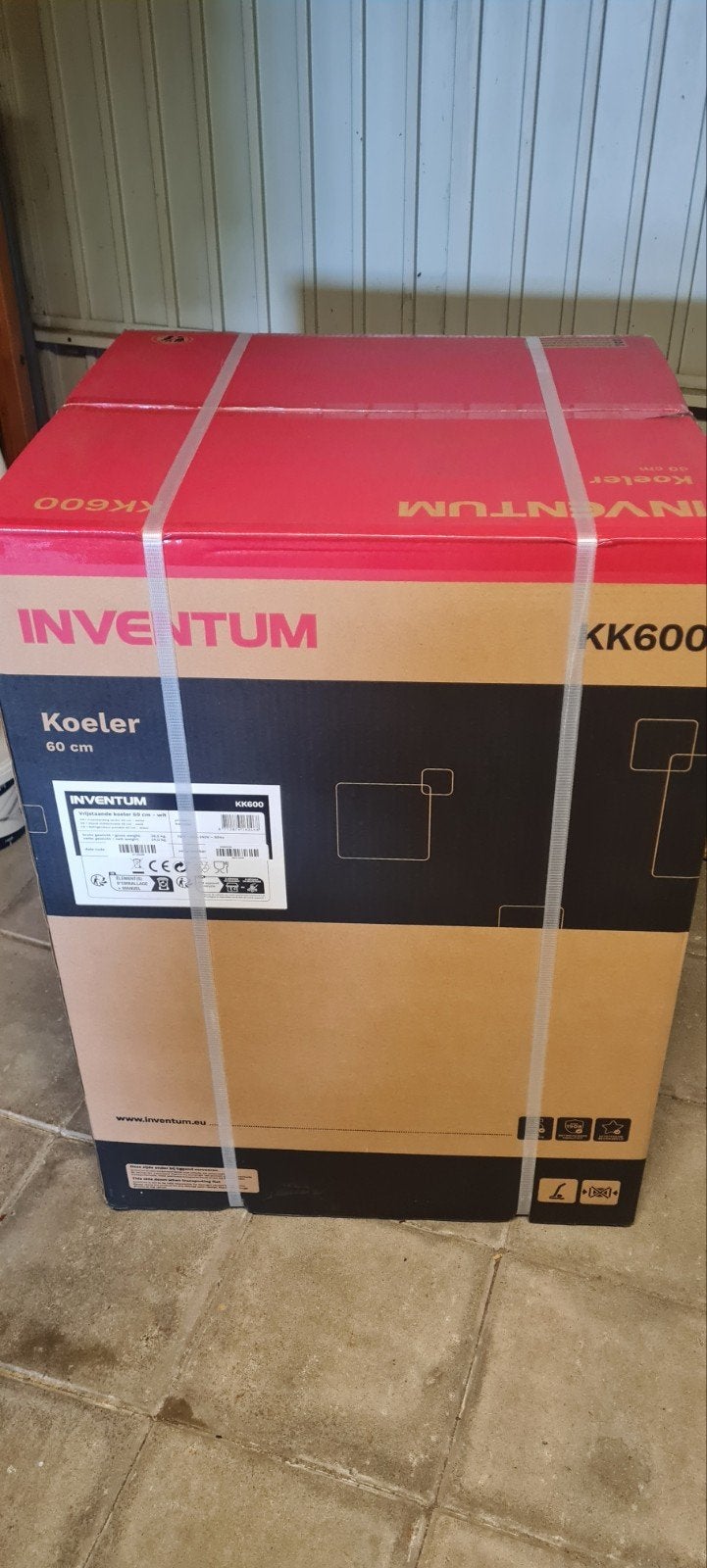 Inventum KK600 tafelmodel koelkast - Nieuw in doos, Zonder vriesvak, 100 tot 150 liter, Nieuw, 45 tot 60 cm